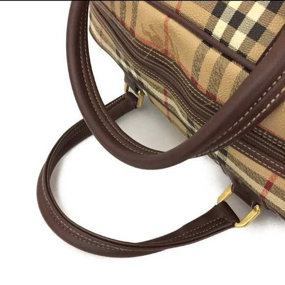 AUTH Burberry Nova Check boston travel bag - Picture 7 of 17